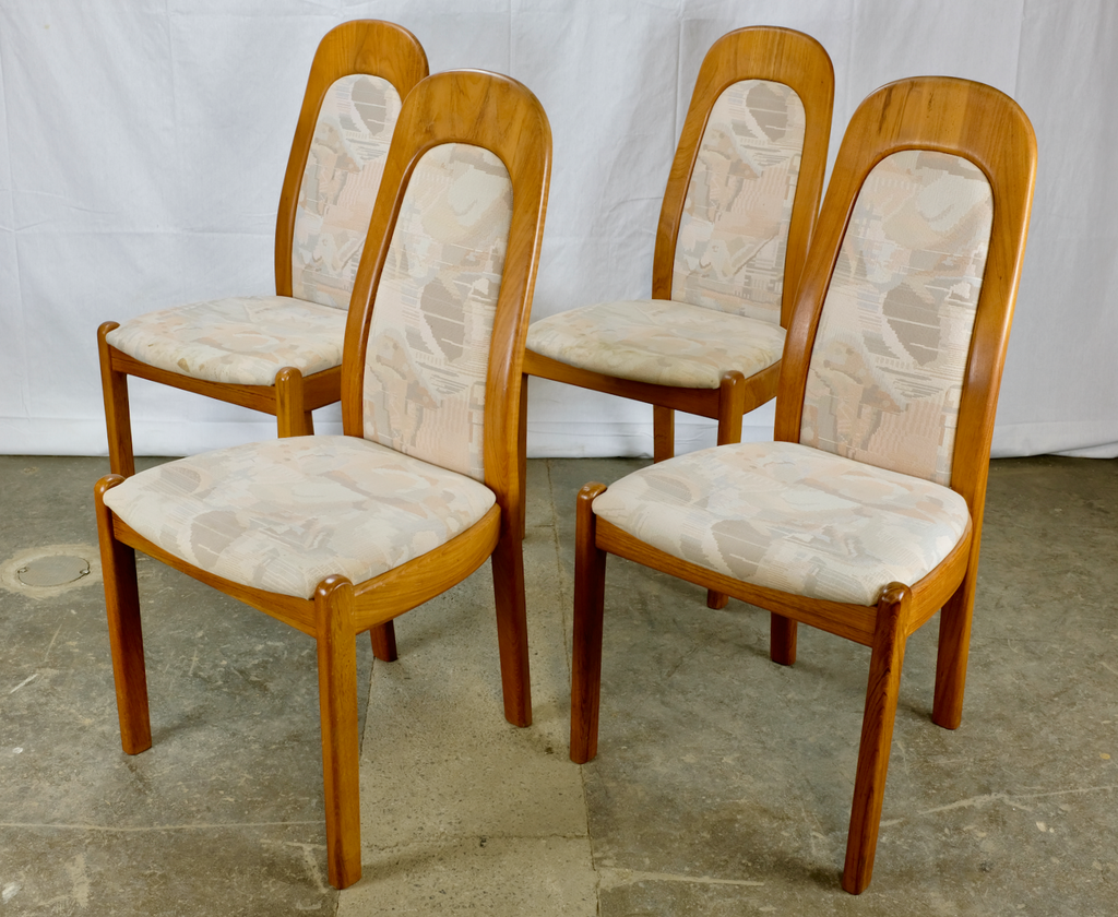 High-backed Teak Dining Chairs | Mostly Danish Furniture Ottawa