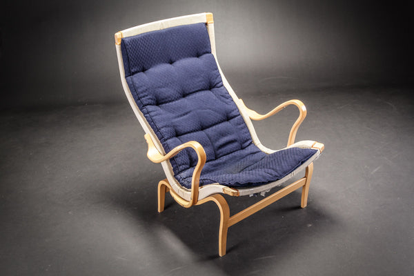 Bruno Mathsson. Pernilla chair with stool (2)