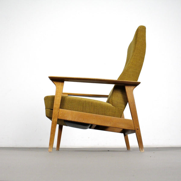 Adjustable lounge chair / easy chair from the 1960s