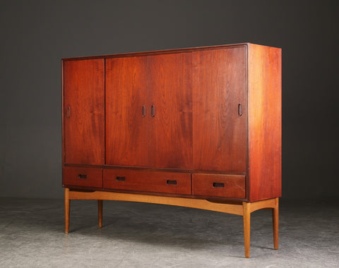 Cabinet, teak and oak, 1960s