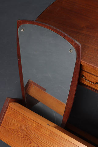 Teak Framed Mirror