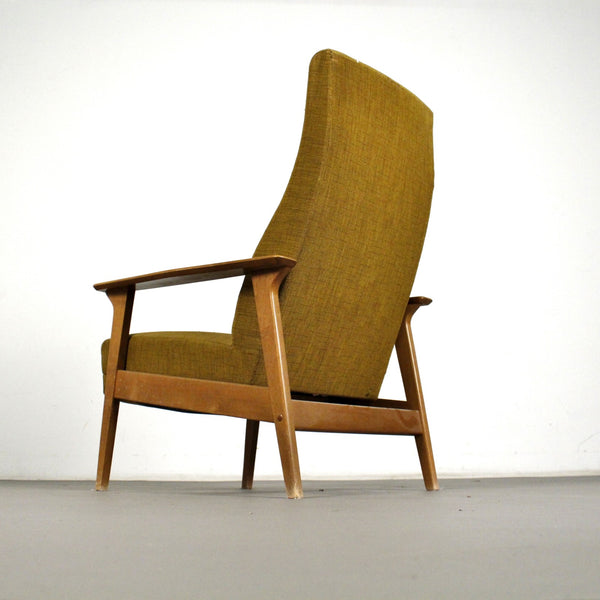 Adjustable lounge chair / easy chair from the 1960s