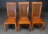 Solid teakdining chairs (6)