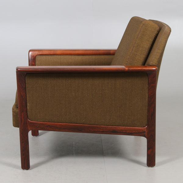 SOFA and ARMCHAIR, jacaranda,-Rio Rosewood- Bröderna Andersson. 1960s.