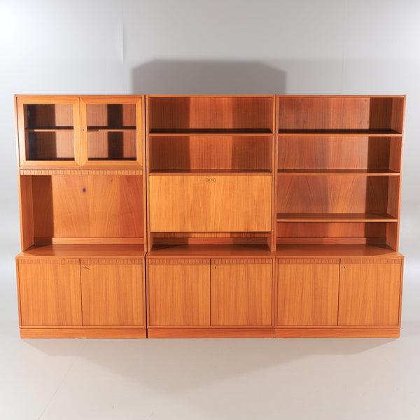Teak BOOK SHELF, 3 sections, second half of the 20th century