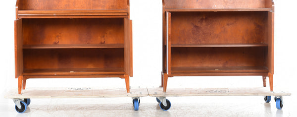 Combination of desk, cabinet and bookcase in mahogany 50's, Finland