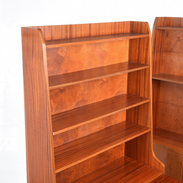 Combination of desk, cabinet and bookcase in mahogany 50's, Finland