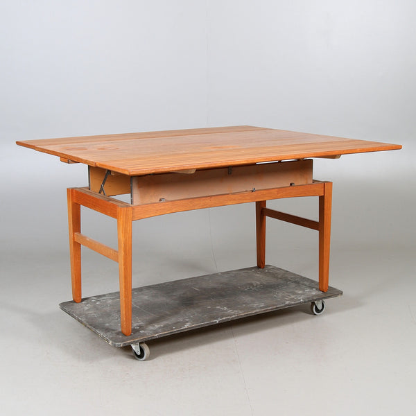 COFFEE TABLE / DINING TABLE, folding, Emmaboda furniture factory, 1960s.