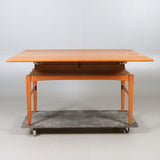 COFFEE TABLE / DINING TABLE, folding, Emmaboda furniture factory, 1960s.