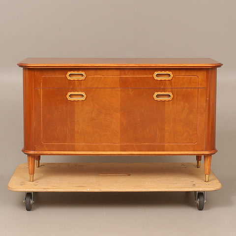 beautiful unique  cherry CABINET, 1950s