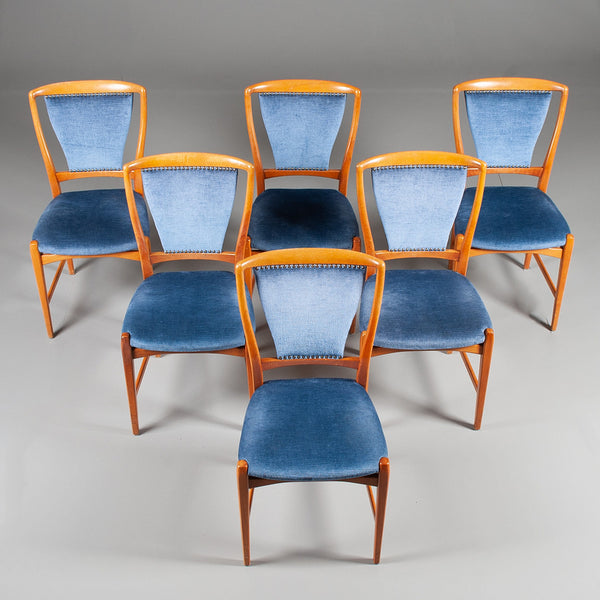 CHAIRS, 6 pcs, AB Westbergs Möbelfabrik, Fabrikens ritkontor, 1950s.