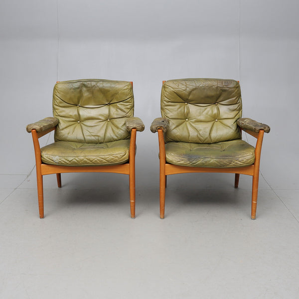 GUNNAR KENTEMO. armchairs, 1 pair, "Carmen", G-Möbel, second half of the 20th century.