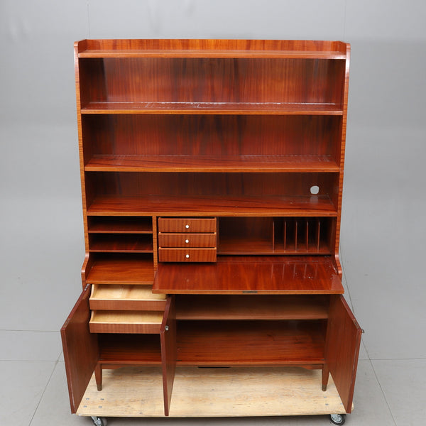 CABINET / BOOK CASE/ DESK, mid-20th century.