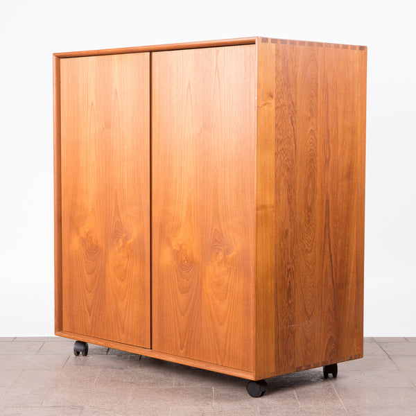 GV Møbler, Solid Teak highboard / cabinet, Denmark, 1960s.