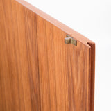 GV Møbler, Solid Teak highboard / cabinet, Denmark, 1960s.