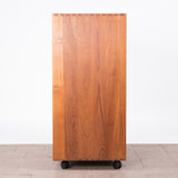 GV Møbler, Solid Teak highboard / cabinet, Denmark, 1960s.