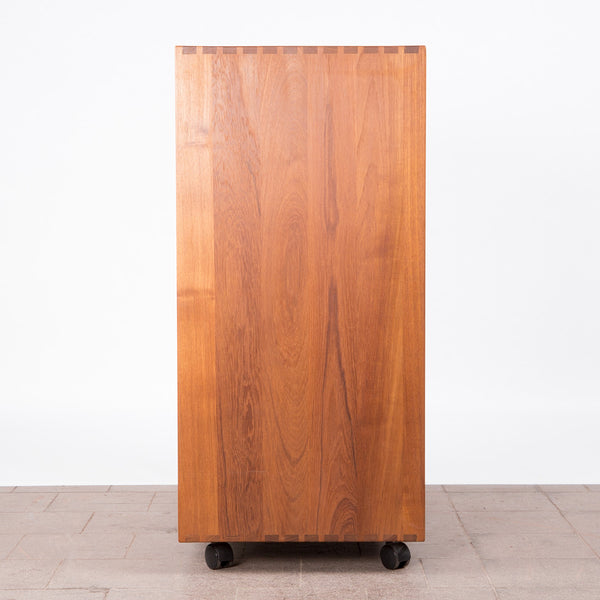 GV Møbler, Solid Teak highboard / cabinet, Denmark, 1960s.