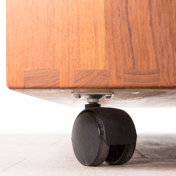 GV Møbler, Solid Teak highboard / cabinet, Denmark, 1960s.