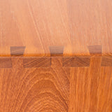 GV Møbler, Solid Teak highboard / cabinet, Denmark, 1960s.