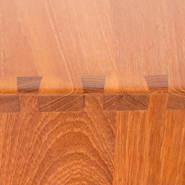 GV Møbler, Solid Teak highboard / cabinet, Denmark, 1960s.