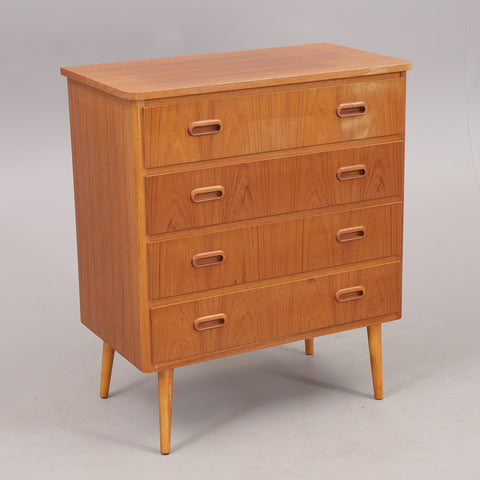 Chest of drawers, teak, mid-20th century