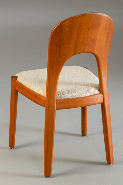 Koefoeds Møbelfabrik, 4 chairs in Solid teak.