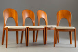 Koefoeds Møbelfabrik, 4 chairs in Solid teak.