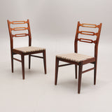 6 Mahogany chairs made in Sweden