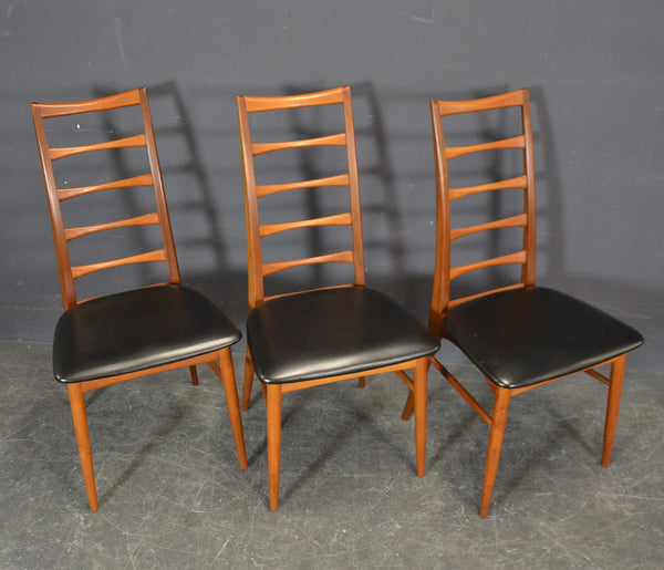 NIELS KOEFOED. 6 CHAIRS "LIS".*