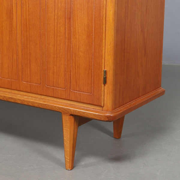 SIDEBOARD, teak, second half of the 20th century.*