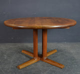 Solid Teak DINING TABLE EXTENDABLE. By Dyrlund, Denmark