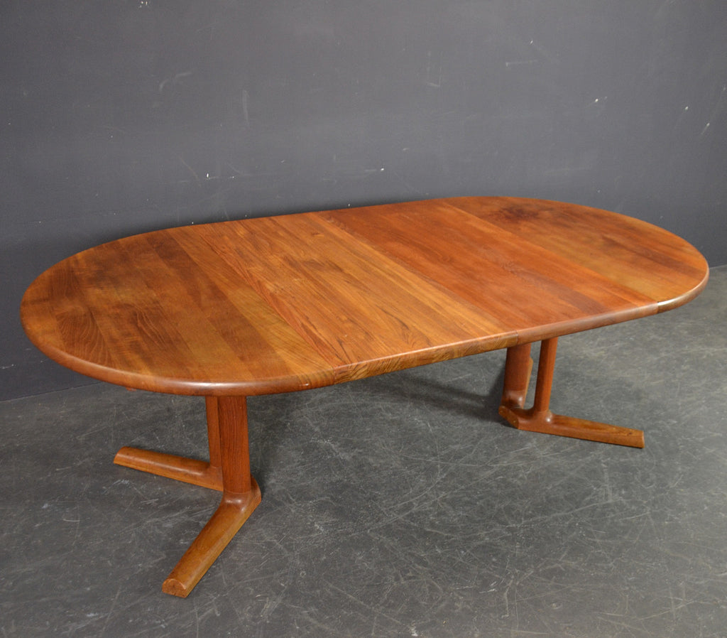 Solid Teak DINING TABLE By Dyrlund, Denmark Mostly