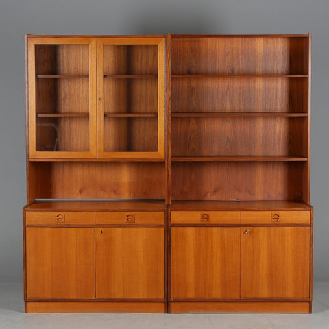 Teak book shelf, IKEA, 1950s.