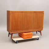 SIDEBOARD, teak, around the middle of the 20th century.