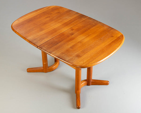 Solid teak Extending dining table