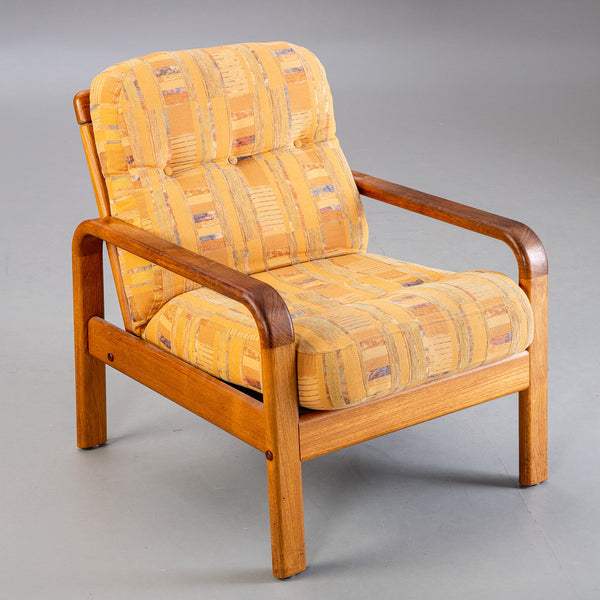 Teak Sofa set - 3 seater, 2 seater, armchair. Denmark, mid-century design. Gorgeous, quality solid teak set.