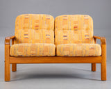 Teak Sofa set - 3 seater, 2 seater, armchair. Denmark, mid-century design. Gorgeous, quality solid teak set.