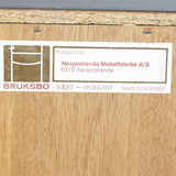 ROSEWOOD BOOK SHELF, 3 sections, jacaranda, Torbjörn Afdal, Bruksbo, Nesjestranda Møbelfabrikk