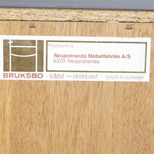 ROSEWOOD BOOK SHELF, 3 sections, jacaranda, Torbjörn Afdal, Bruksbo, Nesjestranda Møbelfabrikk