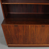 ROSEWOOD BOOK SHELF, 3 sections, jacaranda, Torbjörn Afdal, Bruksbo, Nesjestranda Møbelfabrikk