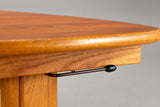 Solid Teak coffee table / dining table. Height-adjustable .