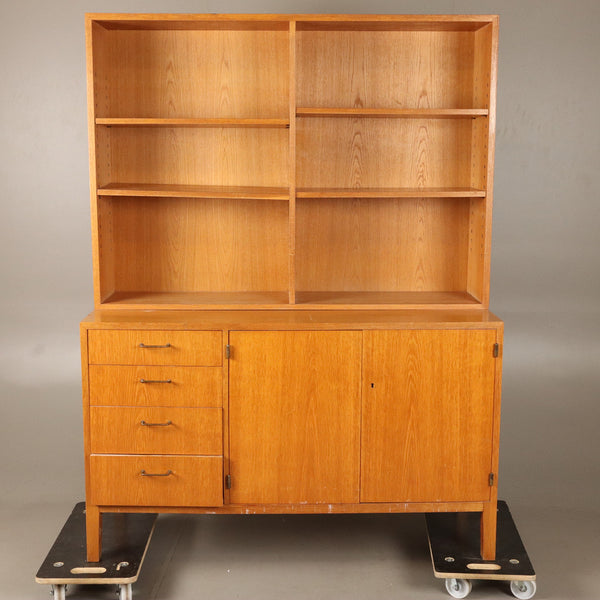 Buffet/BOOKSHELF, oak  Danish.