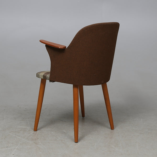 ARMCHAIR, TEAK/BEECH Sörling's armchair industry, Skene.*