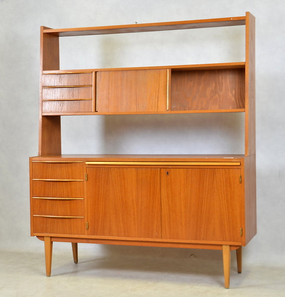 buffet and hutch, teak, 1950s / 60s.