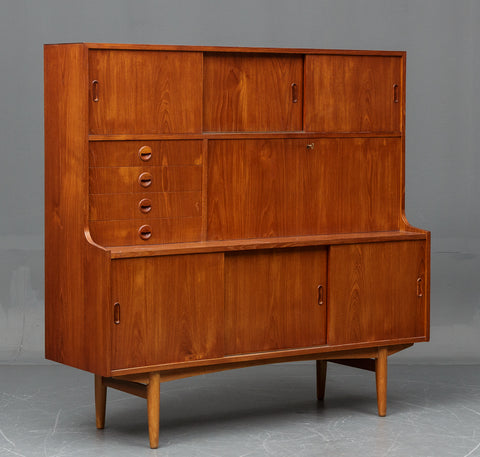 High Danish Teak Sideboard