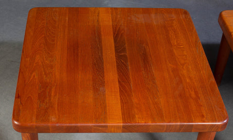 2" Top,Solid Teak Danish Coffee/End table by Glostrup.