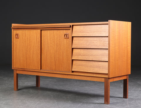 Small Swedish Teak Sideboard