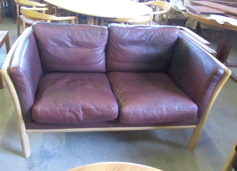 Leather Loveseat